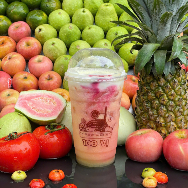 Thơm-Cà Rốt-Táo-Dưa Leo-Củ Dền